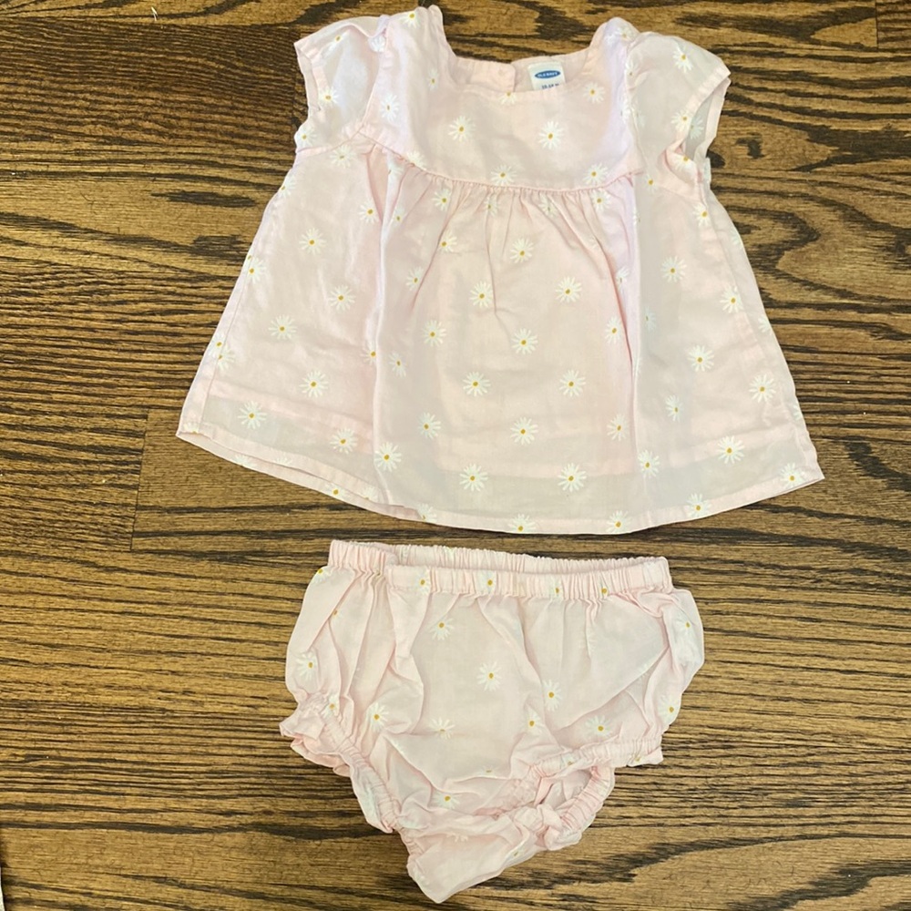 Sweet pink bloomer set